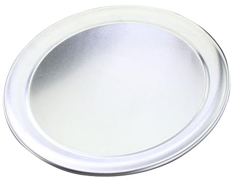 OKUMEYR 12-inch Aluminum Pizza Pan Round Baking Tray Sturdy Household Multi-function Pizza Plate Wear-resistant Reusable Kitchen Baking Accessory Suitable for Oven Cooking