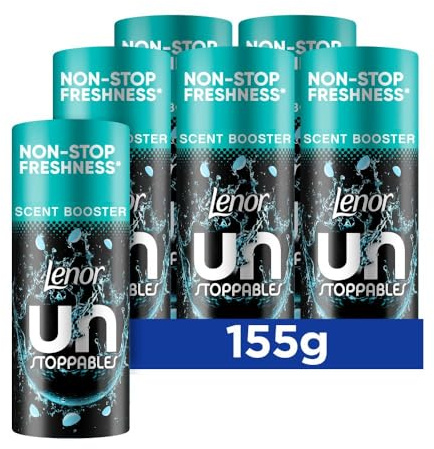 Lenor Unstoppables Fresh, 6 Packs x 155g - Scent Booster, Freshness That Lasts from Wash to Wash