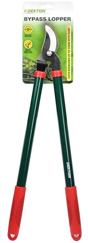 Dekton Bypass Lopper – Heavy Duty Garden Pruning Tool with Sharp Blades | Long Handles for Leverage | Ideal for Cutting Thick Branches and Stems | Ergonomic Grip | Durable and Efficient Performance