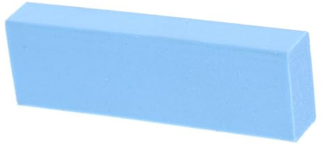 CALLARON Piedra Abrasiva De Goma Limpiadora Azul 8 Cm Para Anillos De Agua Dura, Bloque Quitamanchas No Abrasivo Para Cocina y Baño Acero Inoxidable, Herramienta Portátil De Limpieza Doméstica