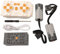 Programmable Motor Set,Power Functions Set With Motor, With Remote Control 2 Medium Motors Battery Box USB Charging Building Block Parts