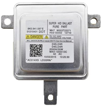 PENGNAQP para Seat para Alhambra 2011-2015 balastro xenón | 8K0941597E W003T22071 D3S D3R D4S D4R Vehiculo Xenon Balastro faro Modulo(Yellow)
