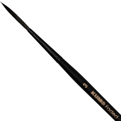 KUM - Pincel para Acuarela Faded Rigger, tamaño 3