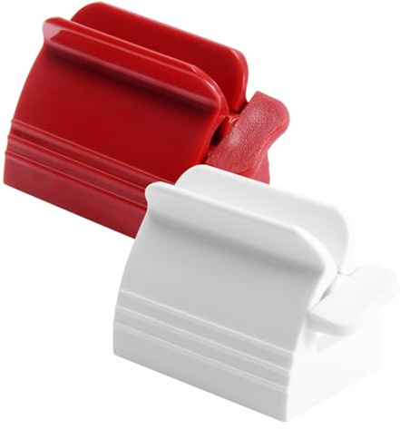 VILLFUL Exprimidor y Exprime Tubos de Cosméticos y Pasta Dental de Pasta de Dientes de Plástico Abs Multifunción 4 Piezas Que Reduce el Desperdicio para Casa y Hotel