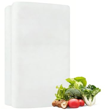 HSHBGS Velo Protettivo Antigelo Invernale per Piante, Telo Antigelo per Orto, Coperture Protettive per Piante ortaggi, Fiori e Semi, Tessuto Non Tessuto Ispessito(White,3x15m(9.8x49.2ft))