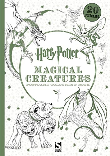Harry Potter Magical Creatures Postcard Colouring Book: 20 postcards to colour