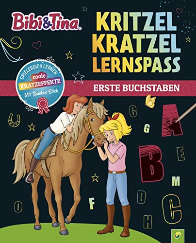 Bibi & Tina Kritzel-Kratzel-Lernspaß: Erste Buchstaben: Für Kinder ab 5 Jahren | Spielerische Schulvorbereitung. Lernübungen, Rätsel und Aufgaben mit den Freunden vom Martinshof