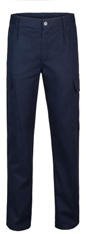 Velilla 103003; Pantalón 100% algodón multibolsillos; color Azul Navy; Talla 46
