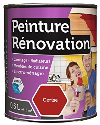Vernice 0,5 litri ciliegia speciale ristrutturazione piastrelle cucina termosifone