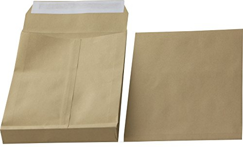 25 St. B5 Faltenversandtaschen braun mit 30 mm Falte 110 gr. Kuvert 176x250x30 mm Haftklebend Briefumschläge HK Briefhüllen