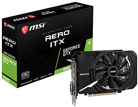 MSI GTX 1660 AERO ITX 6G OC - Tarjeta gráfica