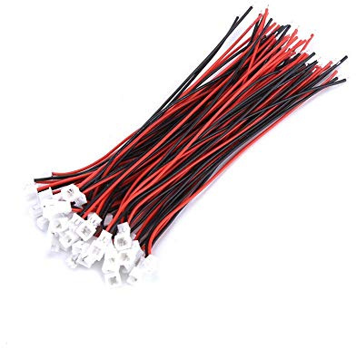 MAGT Micro Elettrico Spina Connettore, 20 Paia JST 1.25 mm 2 Pin Connettore Spina Maschio e Femmina con 100 mm Cavo