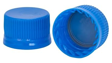 Vigo Presses 28mm Plastic Tamper-Evident Screw Cap Lids for Mineral Juice Cider Bottles (Pack of 100)