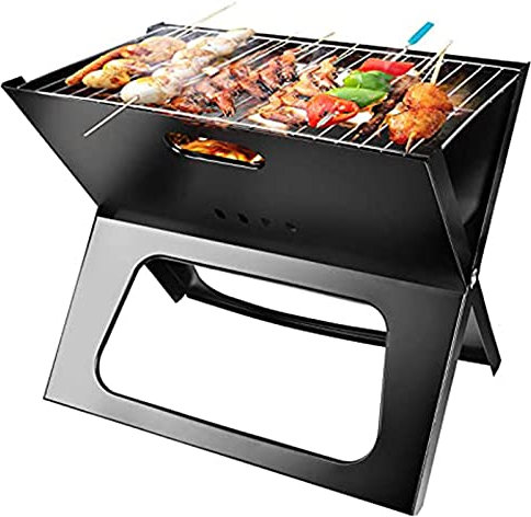 Griglia Per Barbecue Carbonella Barbecue Da Tavolo Griglia A Carbone Pieghevole Portatile Griglia Barbecue Carbonella Da Tavolo Per Picnic, Viaggi, Patio O Campeggio in Giardino 44X29x37cm