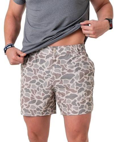 Burlebo Classic Deer Camo Everyday Shorts - Grey Pocket
