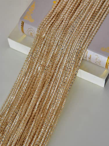 HAOSHICS Tenda per porta, pannello a parete con frange per finestre, divisori, per casa, patio, camera da letto, decorazione con nappe, nastro con striscia argentata, per matrimoni, caffetterie