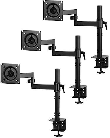 ARCTIC X1 (3er Bundle) - Monitor Halterung für bis zu 40″/43″ Ultrawide, bis 10 kg pro Arm, VESA 75x75/100x100, neigbar, schwenkbar, höhenverstellbar - Schwarz