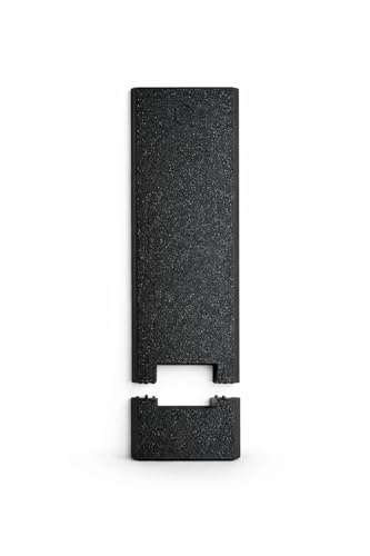 Rolladengurt Abdeckung Lochabstand 185 mm, Gurtwickler Abdeckung Montage ohne Gurtausbau, 3DMB, DIY, Schwarz