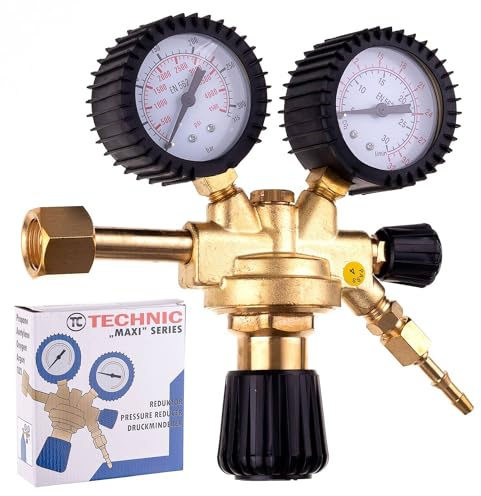 Reducerare argon CO2 tryckreducerare tryckregulator gasarmatur MIG MAG WIG TIG skydd