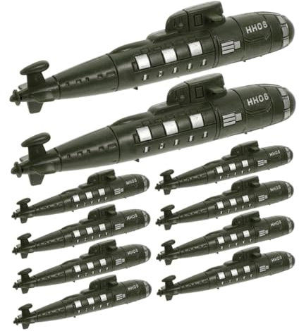 VICASKY 12stücke Teiliges Militärische Boot Modelle Realistische Simulation Spielzeuge Für Tischdekoration Und Sandbox-szenen