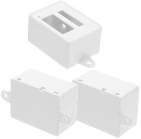 LIFKOME 3pcs Electrical Boxes Outdoor Plastic Enclosure Weatherproof Junction Box for Diy Electronics Projects Sturdy Plastic Case