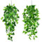 Piante Pendenti Artificiali, 95cm Edera Rampicante Artificiale,2 Pezzi Piante Finte Cadenti Edera Finta Decorazioni,Pianta artificiale sospesa,per Interno Esterno Balconi Parete Porta