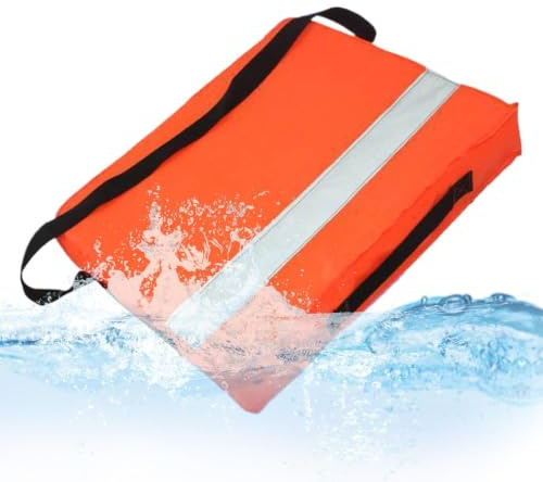 Werfbarer Rettungsring | Schwimmbad Sicherheits Wurfkissen, Mit Leine, Man-Rettungshilfe, Sicherheitsboje 46X36 cm Für Schwimmen Floß Kanu Paddelsport Lebensrettung
