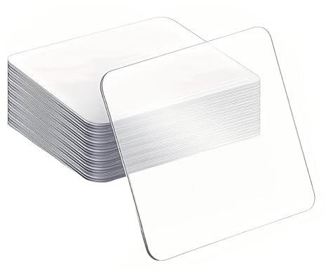 VTYTZZ 20 unidades de almohadillas adhesivas de doble cara, extra fuertes, almohadillas adhesivas de doble cara, cuadrados de 6 cm, para manualidades, hogar, oficina, paredes, suelo, puertas colgantes