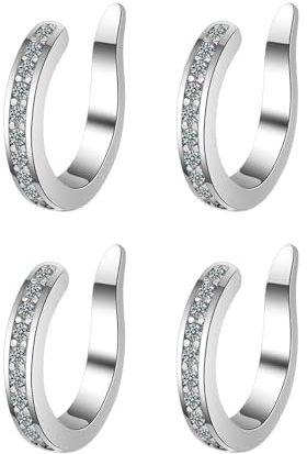 Chunks & Snaps für Damen, 2 PCS Ear Corrector Clip, Segelohren Korrektur, Diskret Und Wiederverwendbar, Ohne Piercing, Für Prominente Ohren, Ideal Für Hochzeiten, Partys Und Professionelle Anlässe