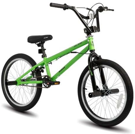 HILAND Redeem 20 Inch Kids BMX Bike with U-Brakes, BMX Bicycle for Kids 7-13 Years Old, 20 Inch Children BMX Bicycle for Boys Girls with 360 Degree Gyro & 4 Pegs, Multiple Colors