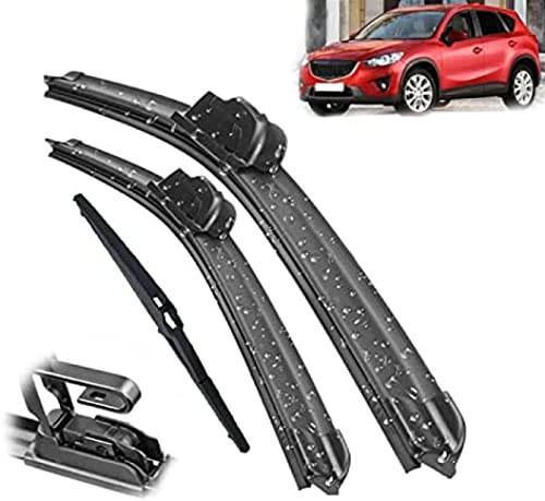 ,Für Mazda,Für CX-5 KE 2012-2017 Scheibenwischer vorne und hinten Wischerblätter Set Kit Windschutzscheibe Windschutzscheibe Fenster 24+ 18 + 14Wischer