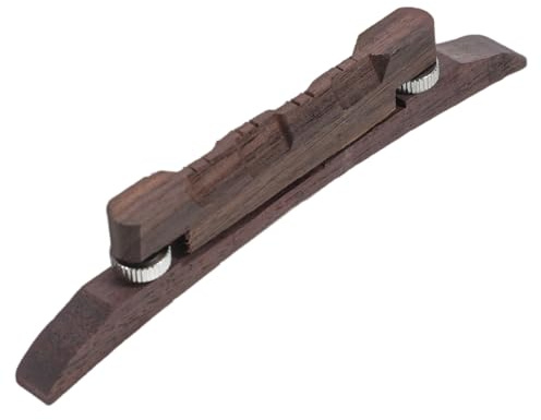 Vaguelly Verstellbare Mandolinenbrücke aus Roten Holz mit Glatter Oberfläche und Präziser Tonhöhenanpassung für Mandolinen Zubehör