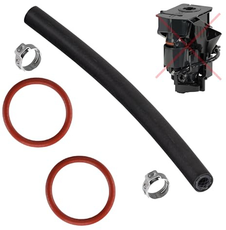 Snapworld-Kaffee Set 5tlg, Dichtung & Schlauch für Siemens EQ Brühgruppe | Wartungssatz O-Ringe Dichtungsringe & Ersatzschlauch für EQ3 s100 s300 s500, Bosch VeroCup 100 300 EQ9 s300 s500 s700 s900