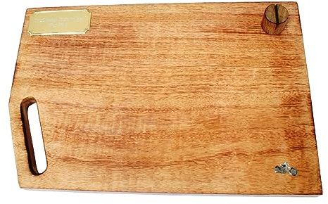 Chopper Bike Solid Wood Chopping Cutting Board & Utensil Holder Free Engraving 635