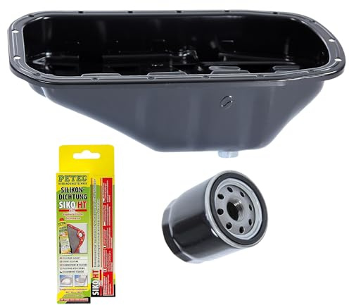 BESTPRICE ATP 1x Ölwanne inkl. Ölablassschraube, 1x SIKO HT Dichtstoff, 1x | Kompatibel mit: RENAULT CLIO I, CLIO II Kasten/Schrägheck, KANGOO, KANGOO Express, TWINGO I
