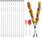 Grillspieße edelstahl,20 Stück grillspieße aus rostfreiem edelstahl,Edelstahl Grill Kabob,30cm Schaschlikspieße Wiederverwendbare Grill,für Grillpartys im Freien und im Garten