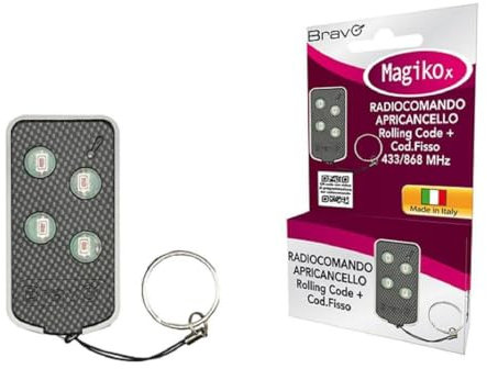 BRAVO MAGIKOX TELECOMANDO APRICANCELLO ROLLING CODE AUTO 90502178