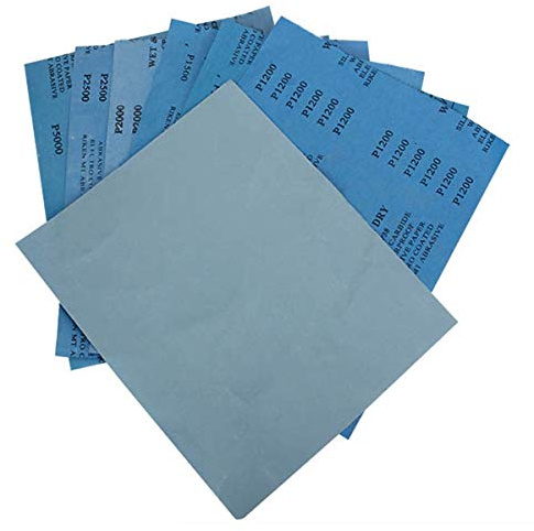 TRENTSNOOK El papel de lija húmedo/seco impermeable del papel de lija de papel de lija de papel de lija 1000/1500/2000/3000/5000/7000 280x230mm(1000)