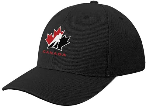 CIZIEOE Baseball Kappe Baseball Cap - Team Canada Logo Merchandise Essential Baseball Cap Geburtstag Streetwear Hut für Frauen Männer