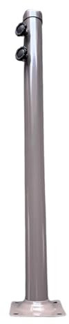 Tube de pied en fer banane pour parasol d'extérieur - Accessoires pour parasol de jardin