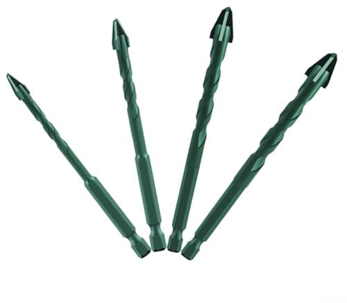 Set di punte eccentriche per forare piastrelle, legno e lamiere (6 pezzi)