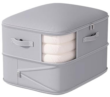 Organisateurs De Rangement Compressible Pour Stockage,Sacs De Compression Pour Stockage | Sac De Rangement Zippé Économiseur D'espace Double Couche Pour Matelas Oreiller Couette Literie Maison