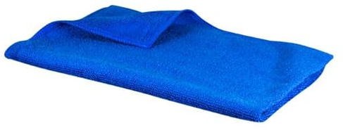 Serpillières microfibre à bouclettes bleue par 5