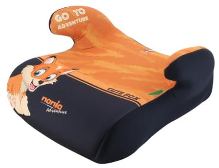 Seggiolino auto Nania Alpha, Rialzo Auto, Alzatina auto per bambini 6-12 anni 126-150 cm, Seggiolino, compatto e leggero (< 1 kg), installazione cinture di sicurezza