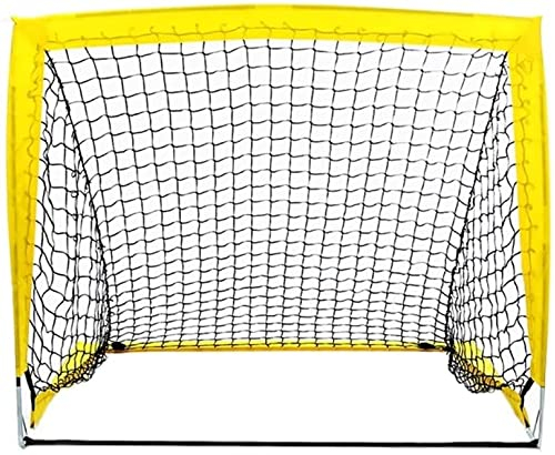 LSDRALOBBEB Fussballtore für Garten Kinder Fussballtor Pop Up Indoor Mini Net und Ball Set Tragbares faltbares Jugendfußballtor 1104(Color:Y)