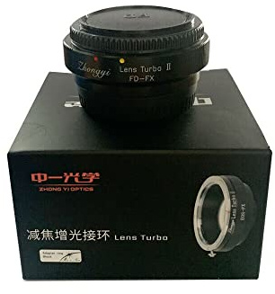 Zhongyi Mitakon Mitakon Lens Turbo Adapter Mark II for Canon FD Lens to Fuji X Mount Camera