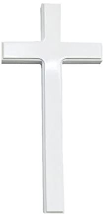 EVANEM Weißes Massivholz-Wandkreuz, Wandbehang, Kunstdekor, Gerades, Einfaches Holzkreuz, for Heimdekoration, Wanddekoration, Familientreffen, Kreuz, Super Groß, 1 Stück (Size : 0.7m high)
