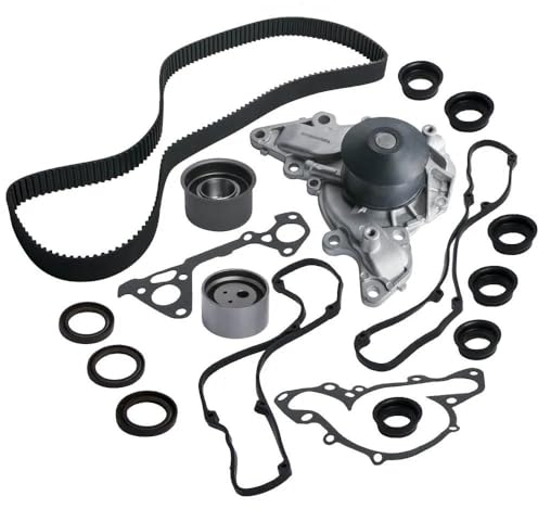 Riemenscheibe Riemen Für Dodge Für Avenger Für Stratus 2,5 L 3,0 L Zahnriemen Ventil Abdeckung Wasserpumpe Kit 6G72 1995-2005
