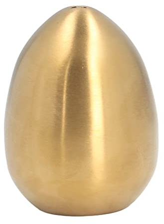 Ei-Gewürzstreuer, Salzstreuer, Edelstahl, Ei-Gewürzstreuer, Edelstahl, Eiförmiger Pfefferstreuer für Outdoor-Grill, Restaurant, Bankett, Party, Salz- und Pfefferstreuer, Gold