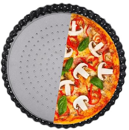 Pizzaplåt – pizzapannugn, bakplåt av kolstål | pizzapanna med hål – non